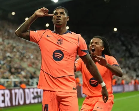 Forward spoils Newcastle's major occasion and claims: ‘I am improving at the Catalan club’