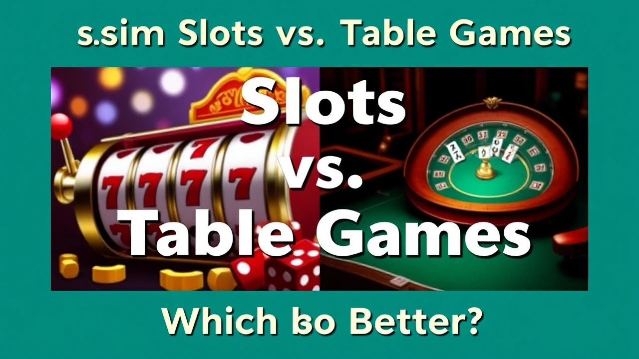 Casino Slots vs. Table Games: Which is Better?